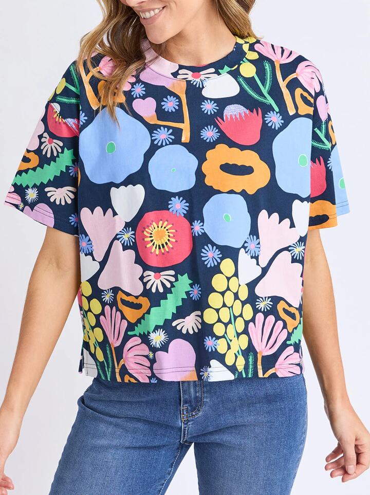 Elm X Madeleine Stamer Flower Medley Tee - Miss Nelly