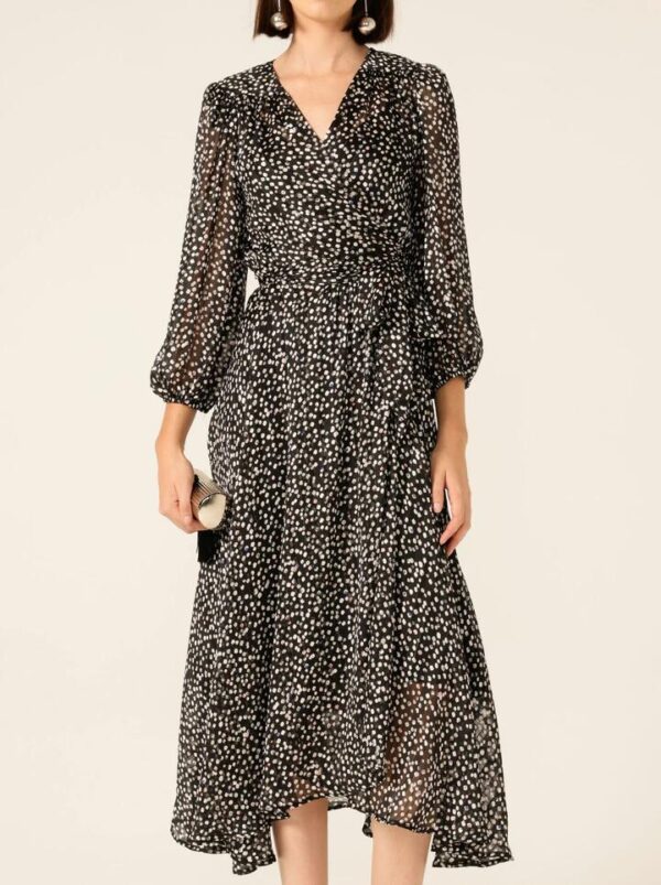 Sacha Drake Moonlit Maze Wrap Dress