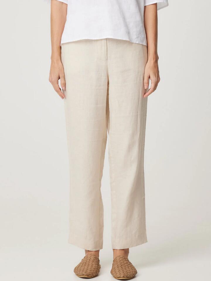 Enni Linen Straight Leg Pant - Miss Nelly