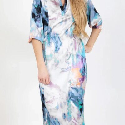 Coster Swirl Print Dress