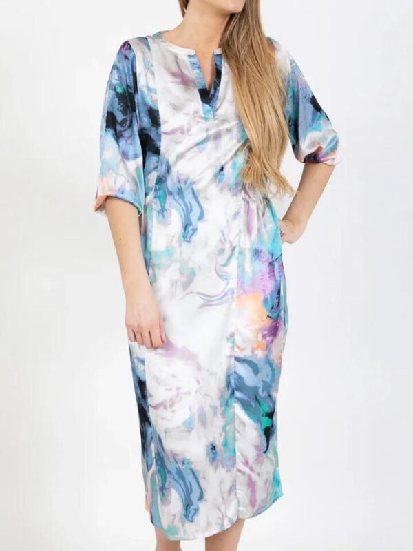 Coster Swirl Print Dress