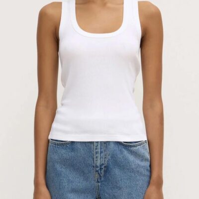 Assembly Label Robyn Scoop Neck Rib Tank