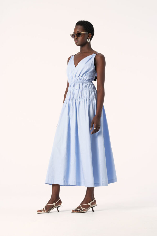 Elka Collective Sevilla Dress Cornflower Blue
