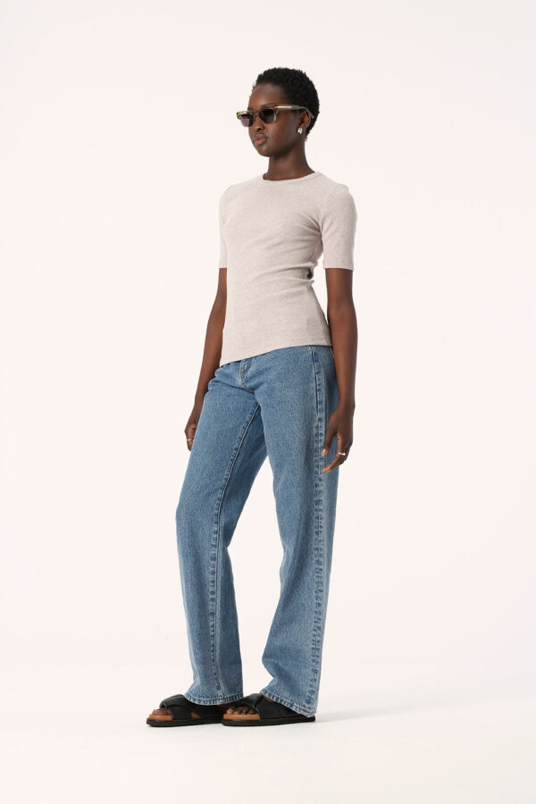 Elka Collective Nola Short Sleeve Top Marble - Image 2
