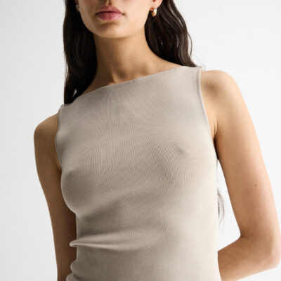 Elka Collective Anouk Knit Top Champagne
