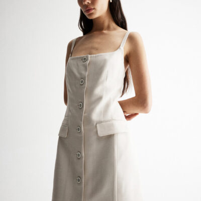 Elka Collective Mala Dress Ecru