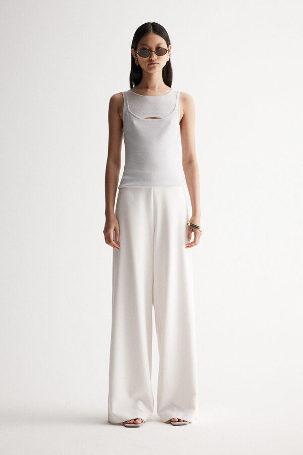Elka Collective Lealah Knit Tank Silver