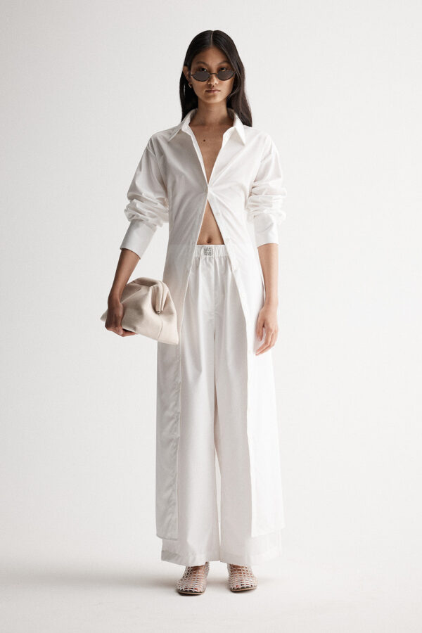 Elka Collective Burleigh Shirt Dress White