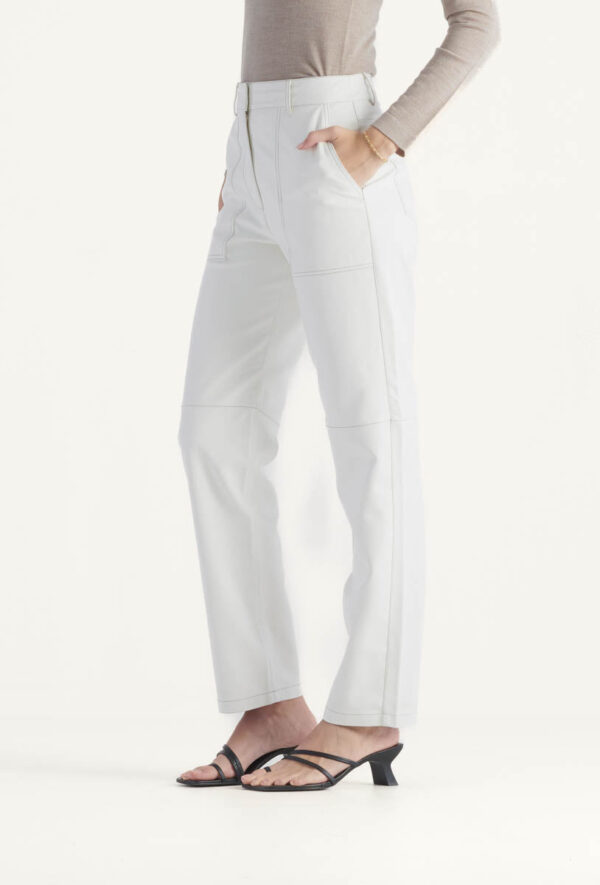 Elka Collective Hayward Pant Ivory - Image 3