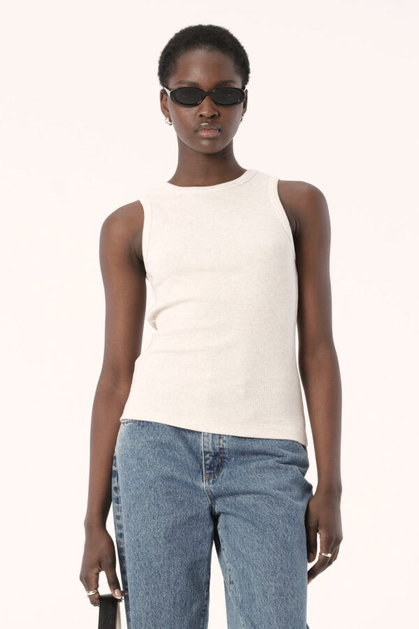 Elka Collective Nola Tank White Marle - Image 2