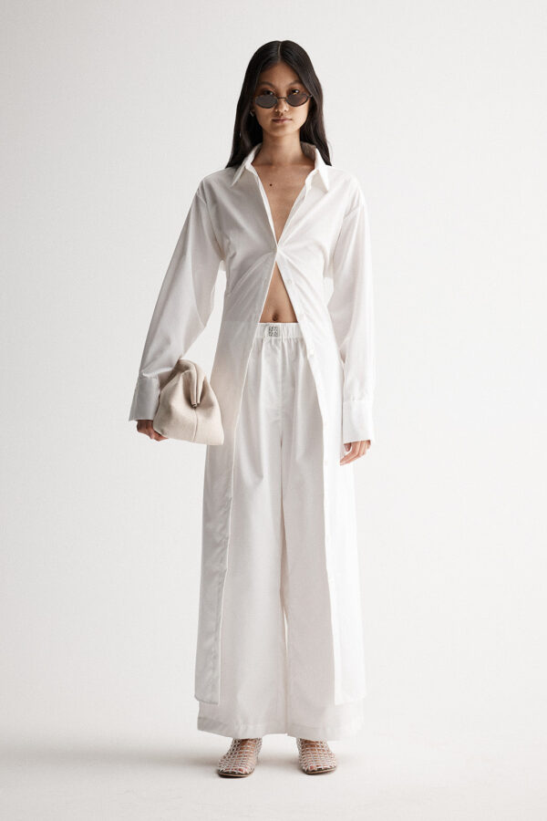 Elka Collective Burleigh Shirt Dress White - Image 3
