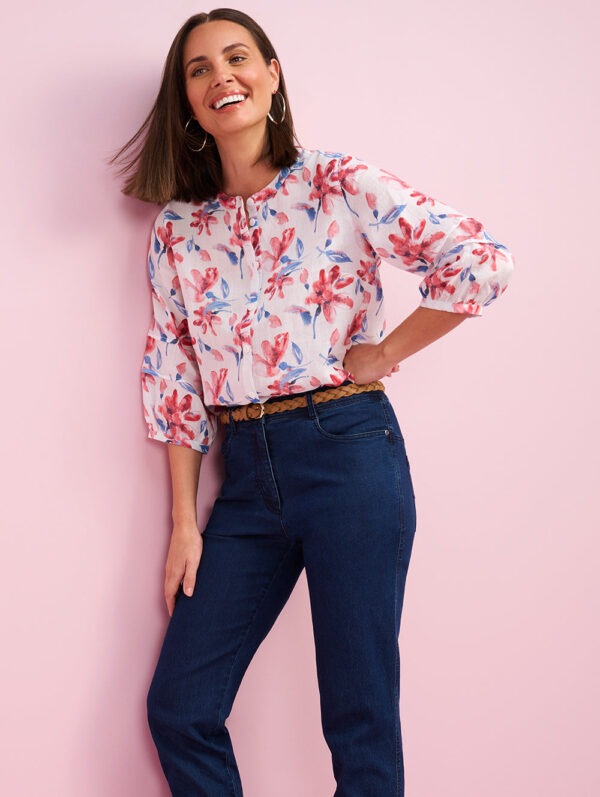 Black Pepper Kirrie 3/4 Sleeve Shirt - Image 2