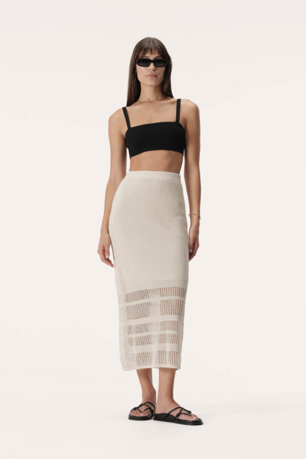 Elka Collective Ava Knit Bralette Black