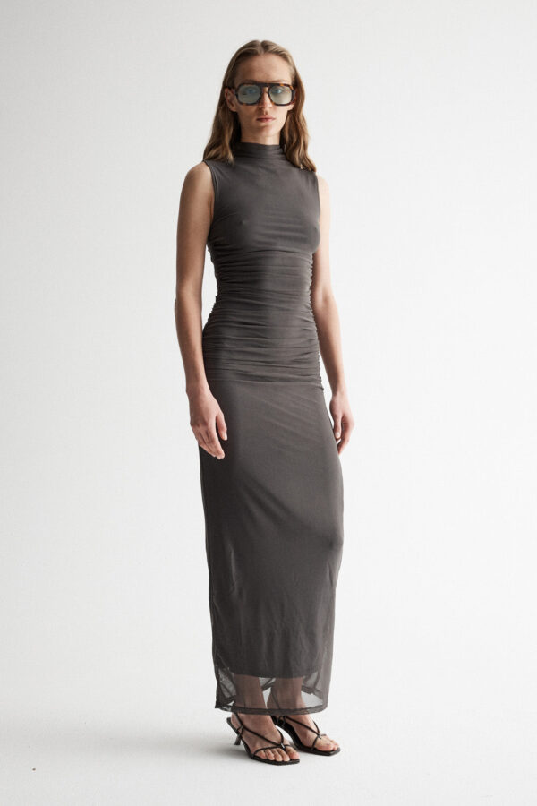 Elka Collective Lilium Dress Petrol - Image 4