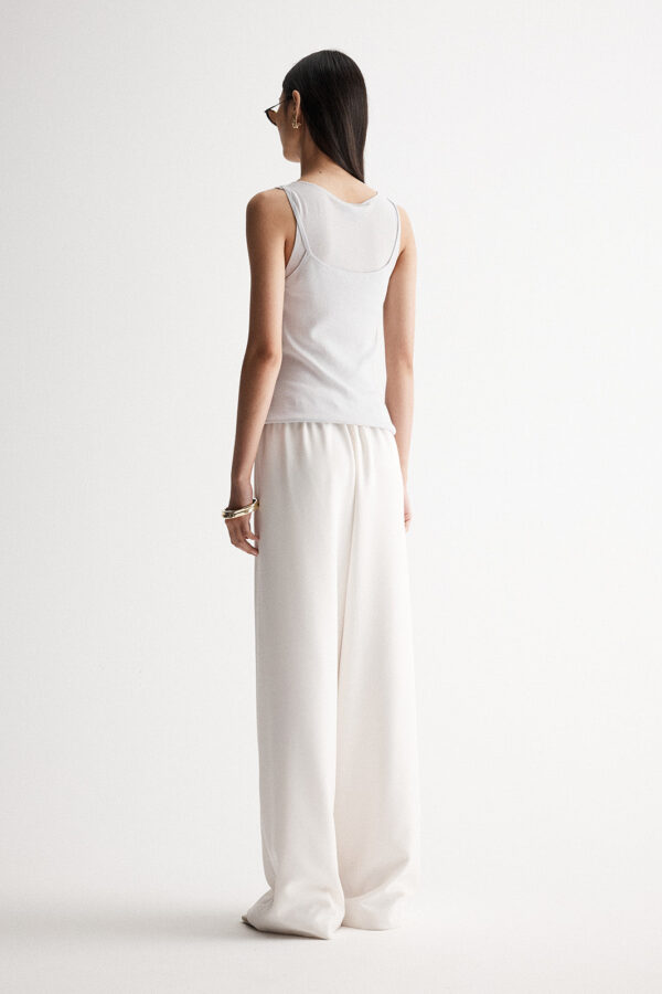 Elka Collective Lealah Knit Tank Silver - Image 4