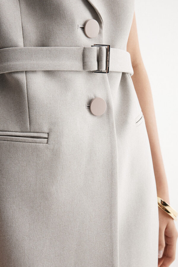Elka Collective Maeve Dress Pebble - Image 4