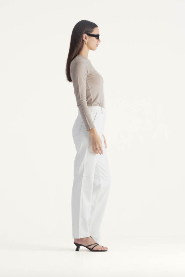 Elka Collective Hayward Pant Ivory - Image 5