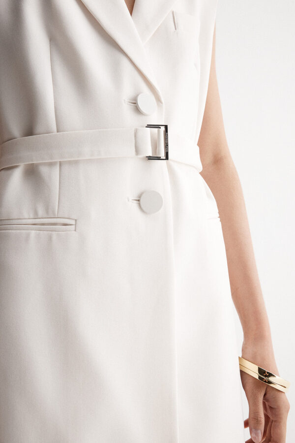 Elka Collective Colette Dress Ivory - Image 5