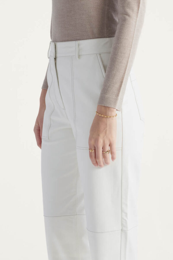 Elka Collective Hayward Pant Ivory - Image 6