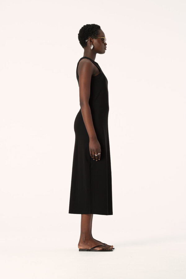 Elka Collective Zoe Tank Dress Black - Image 6