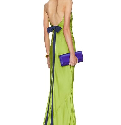 Alejandra Alonso Rojas Open Back Gown With Bow