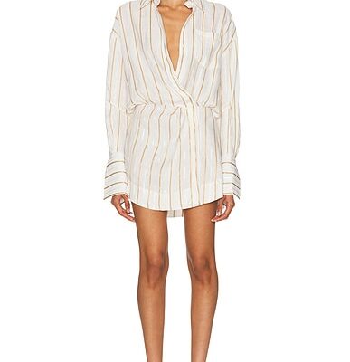 The Andamane Whitelotus Mini Shirt Dress