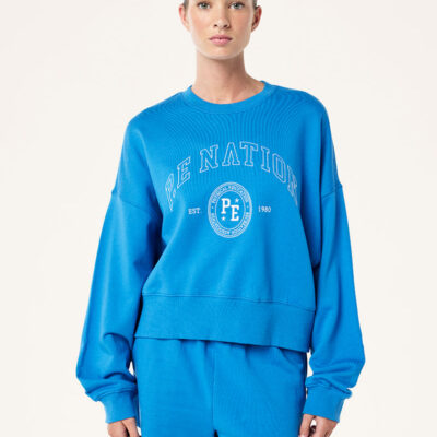 P.E Nation Adobe Sweat In French Blue