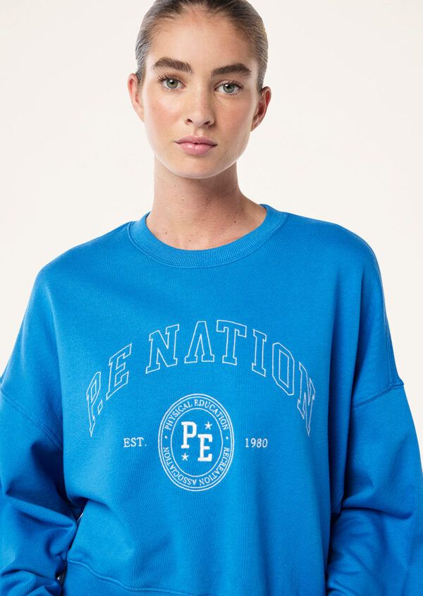 P.E Nation Adobe Sweat In French Blue - Image 2