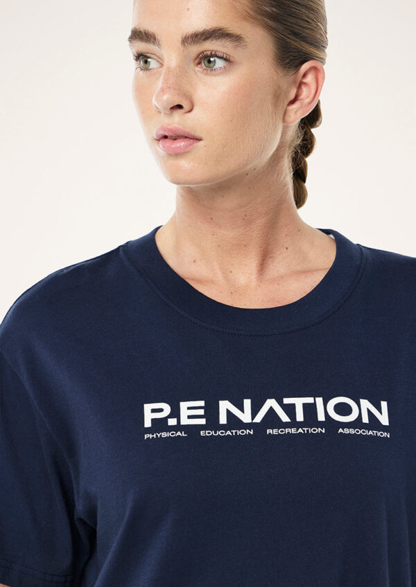 P.E Nation Aero Short Sleeve Tee In Dark Navy - Image 2
