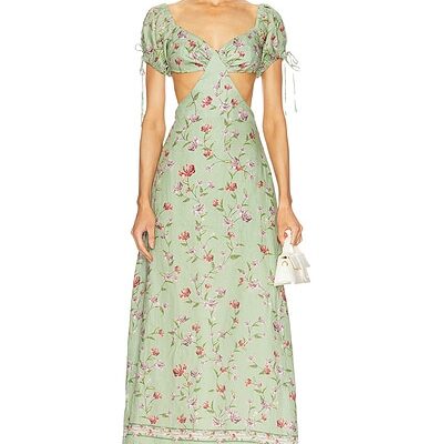 Agua by Agua Bendita Cielo Honeysuckle Maxi Dress