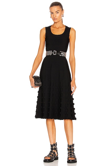 ALAÏA Sleeveless Midi Dress - Miss Nelly