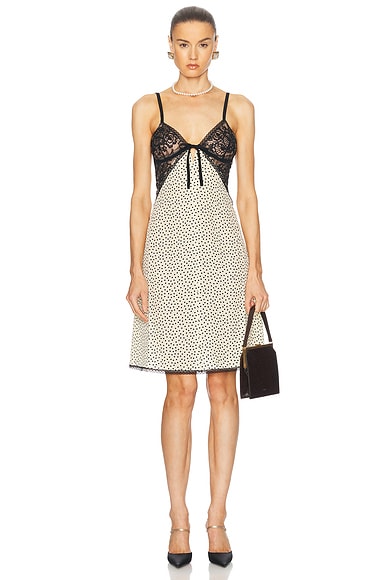 Alessandra Rich Slip Dress - Miss Nelly