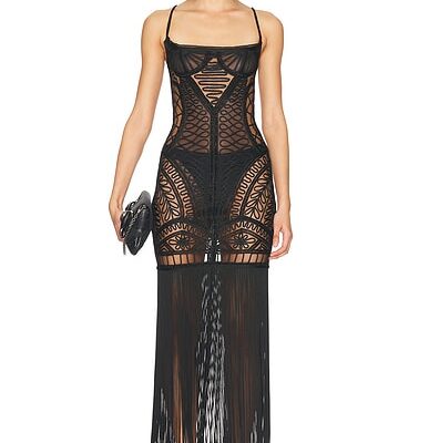 THE ATTICO Sleeveless Midi Dress