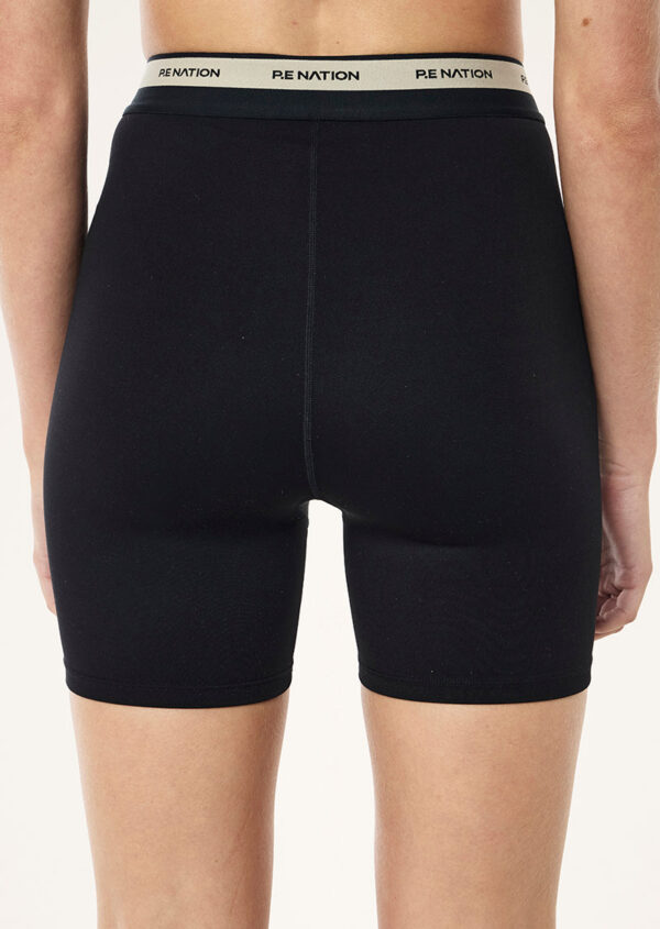P.E Nation Avant 5" Bike Short In Black & Biscuit - Image 3