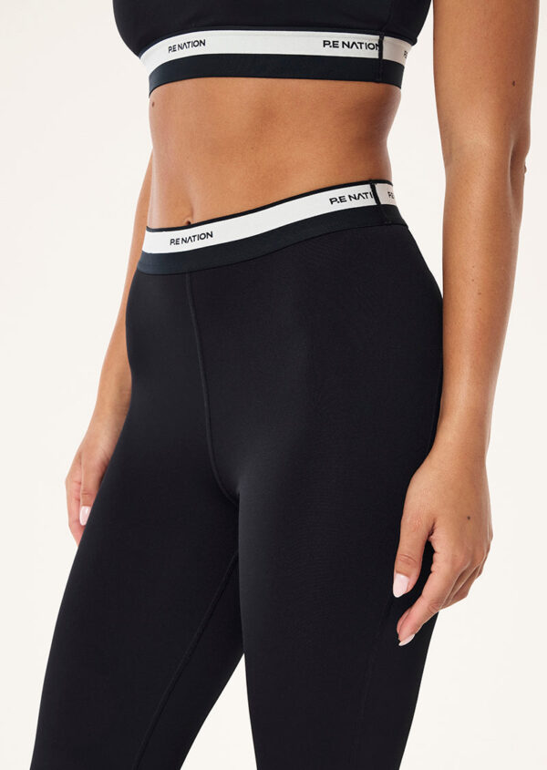 P.E Nation Avant Flare Legging In Black - Image 3