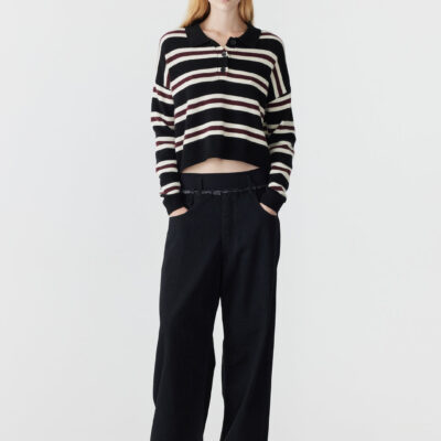BASSIKE Elasticated Denim Jean