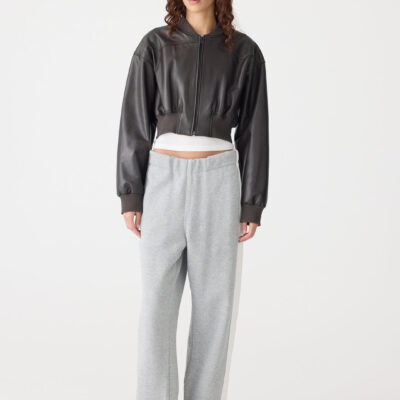 BASSIKE Fleece Stripe Detail Trackpant