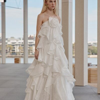 Aje. Merritt Embroidery Gown