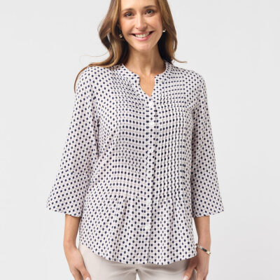 Black Pepper Nelia 3/4 Sleeve Shirt