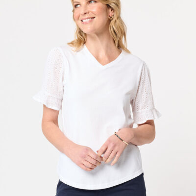 Black Pepper Calina V-Neck Top