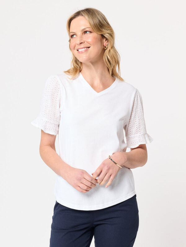 Black Pepper Calina V-Neck Top