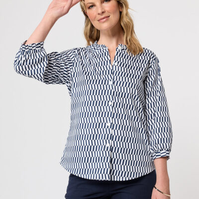 Black Pepper Keelan 3/4 Sleeve Shirt