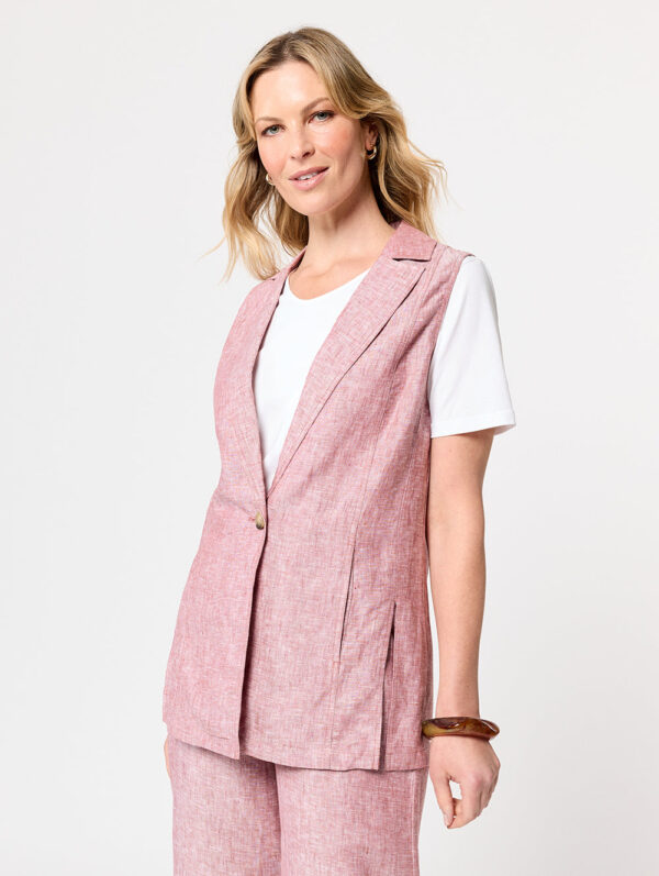 Black Pepper Panama Vest