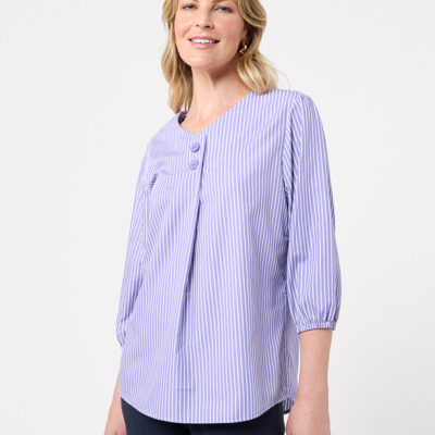 Black Pepper Lura 3/4 Sleeve Shirt