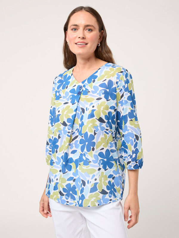 Black Pepper Sabryna 3/4 Sleeve Shirt