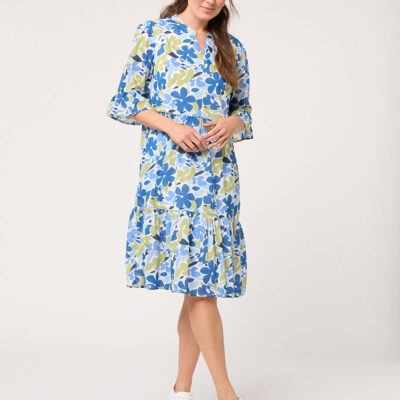 Black Pepper Sabryna Elbow Sleeve Dress