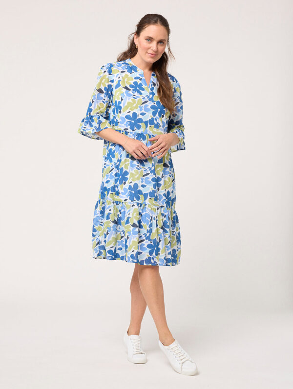 Black Pepper Sabryna Elbow Sleeve Dress