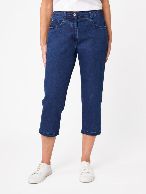 Black Pepper Intense Denim 3/4 Pant
