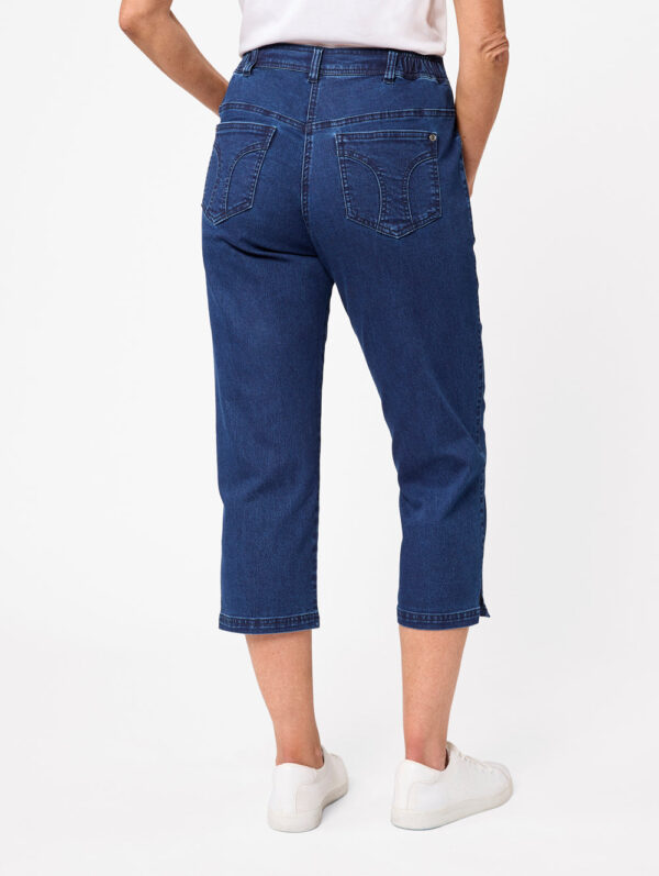 Black Pepper Intense Denim 3/4 Pant - Image 4