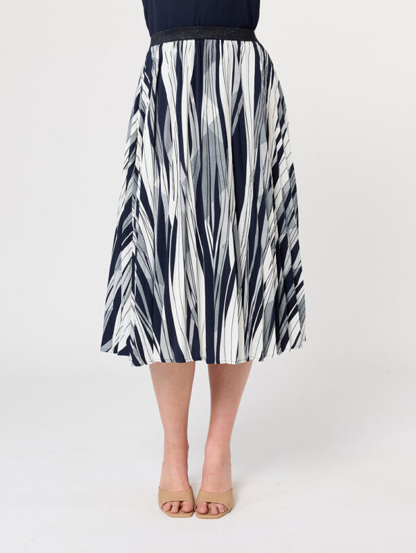 Black Pepper Anastasia Pleated Skirt